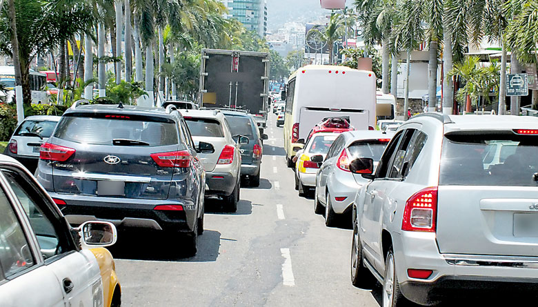 Ponen fecha para fin del «Hoy no circula en Acapulco»