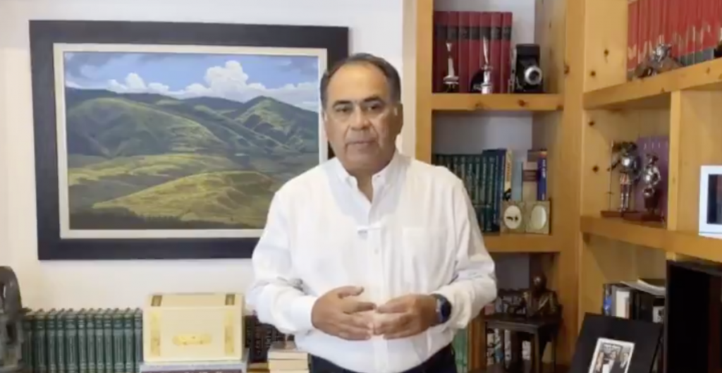 Anuncia Astudillo que ya superó el covid19