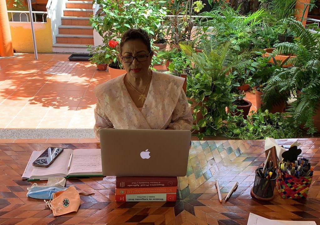 Adela Román coordina acciones con Astudillo para reabrir actividades económicas en Acapulco