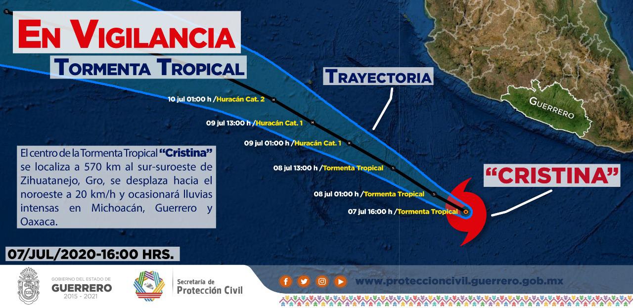 Advierten por fuertes lluvias en las próximas horas