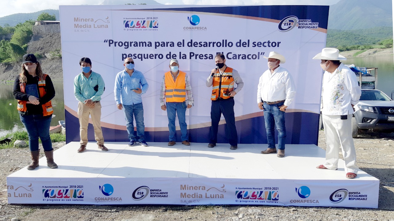 Cumple Minera Media Luna meta de 2.5 millones de alevines sembrados en El Caracol