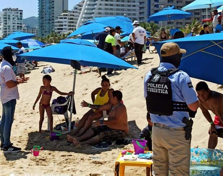 Refuerzan vigilancia en playas de Acapulco