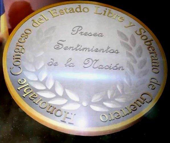 Perfilan diputados… no entregar presea «Sentimientos de la Nación»