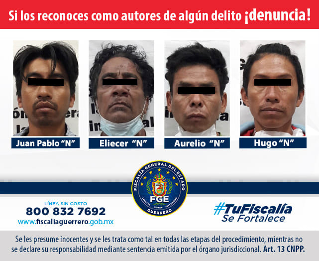 Detiene Fiscalía a 4 hombres por feminicidio de la niña Ayelín en Tixtla