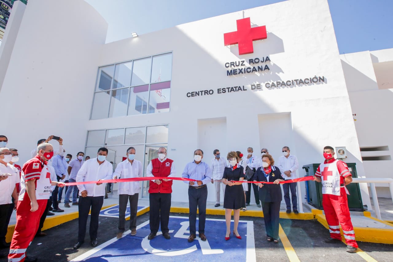 Entrega Astudillo a Cruz Roja «Centro Estatal de Capacitación»