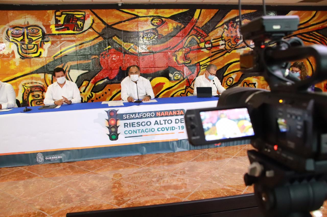 Sigue Guerrero en «naranja»; indispensable que visitantes y locales acaten recomendaciones: Astudillo