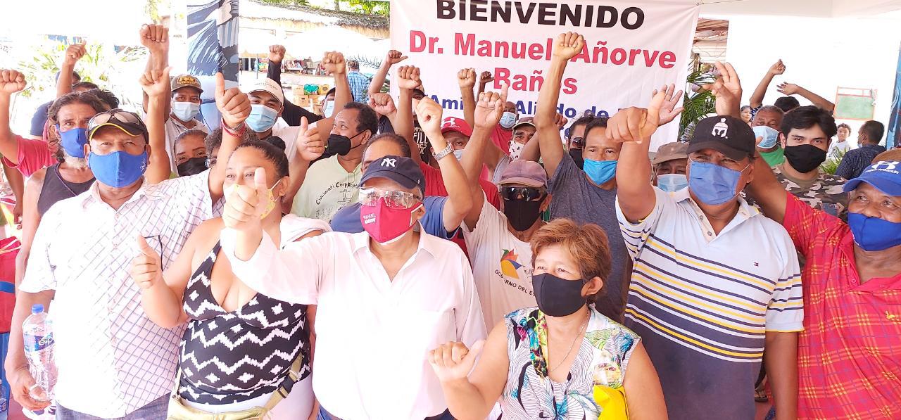 Reconocen pescadores de Acapulco gestiones de Añorve