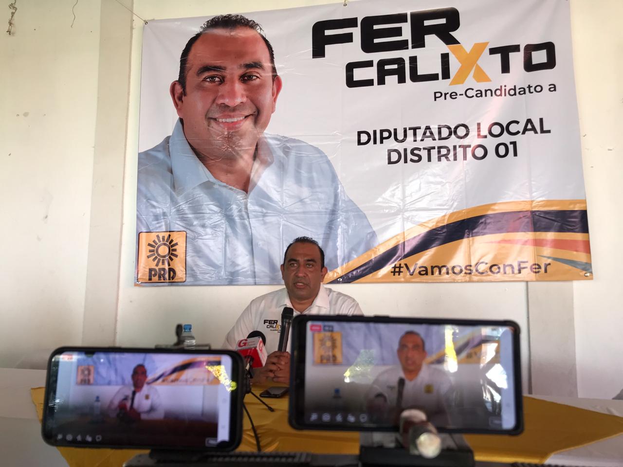 Inicia Fer Calixto campaña como precandidato al Distrito 1 en Chilpancingo