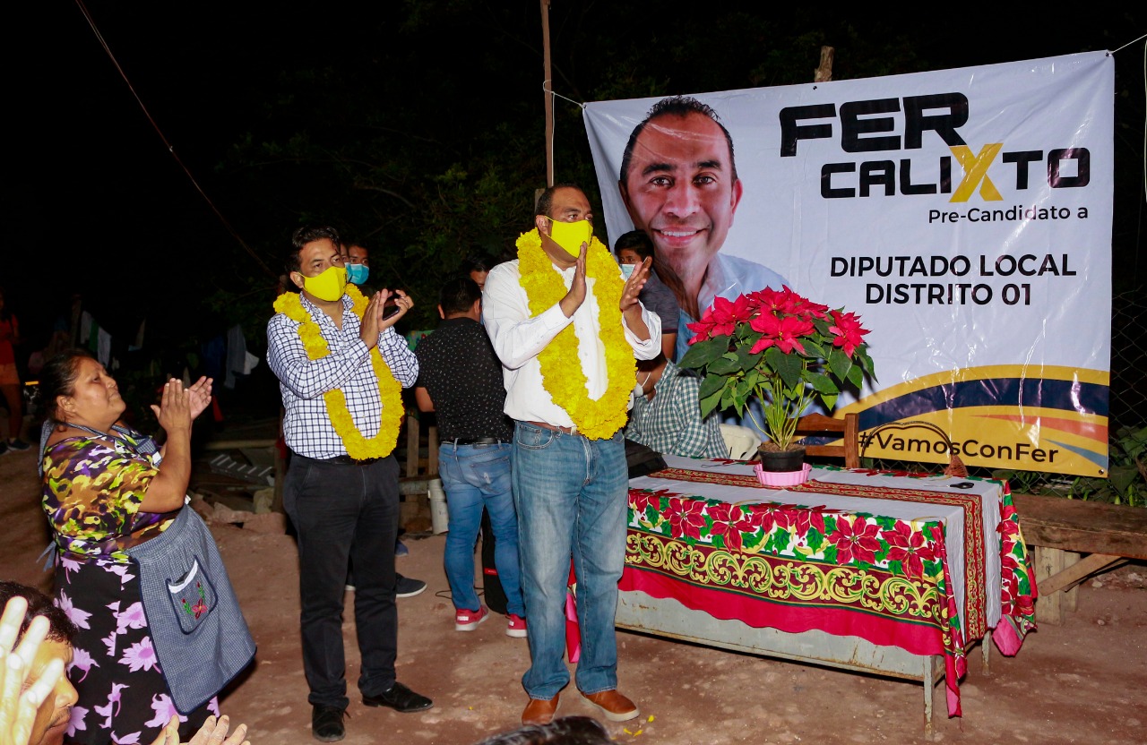 Colonos de Chilpancingo respaldan a Fer Calixto para candidatura del PRD-PRI a diputado