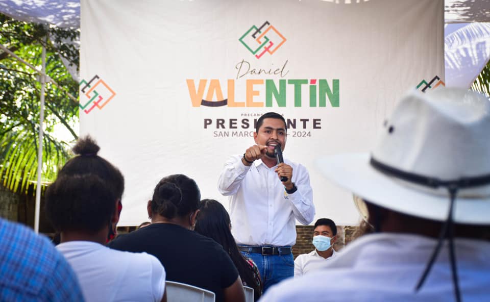 Da encuesta amplia ventaja a Daniel Valentín en San Marcos