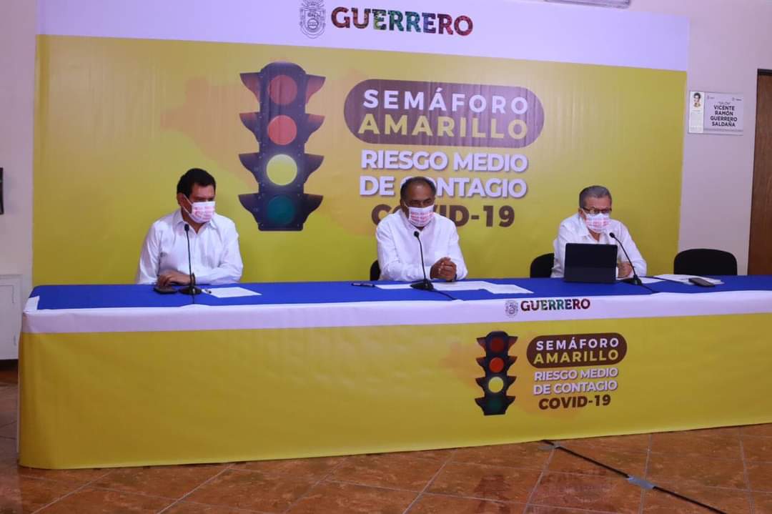 «Amarillo no es verde», señala Astudillo sobre semáforo epidemiológico