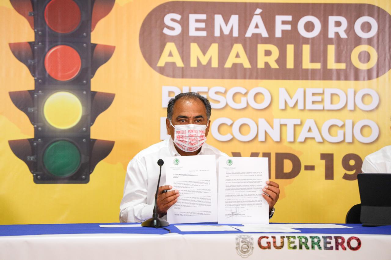 Se suma Astudillo al «Acuerdo Nacional por la Democracia»