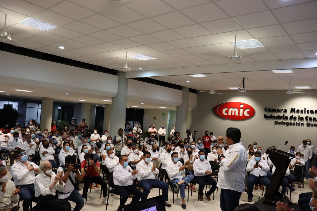Obra Pública será para guerrerenses, pacta Mario con CMIC