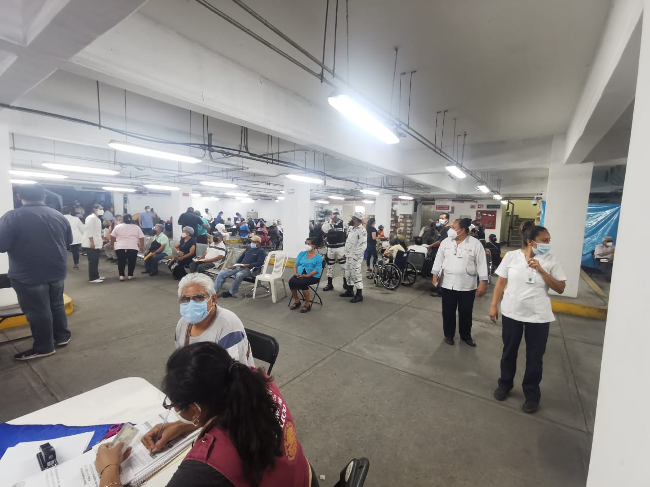 Sin contratiempos y en orden el primer día de vacunación en Taxco