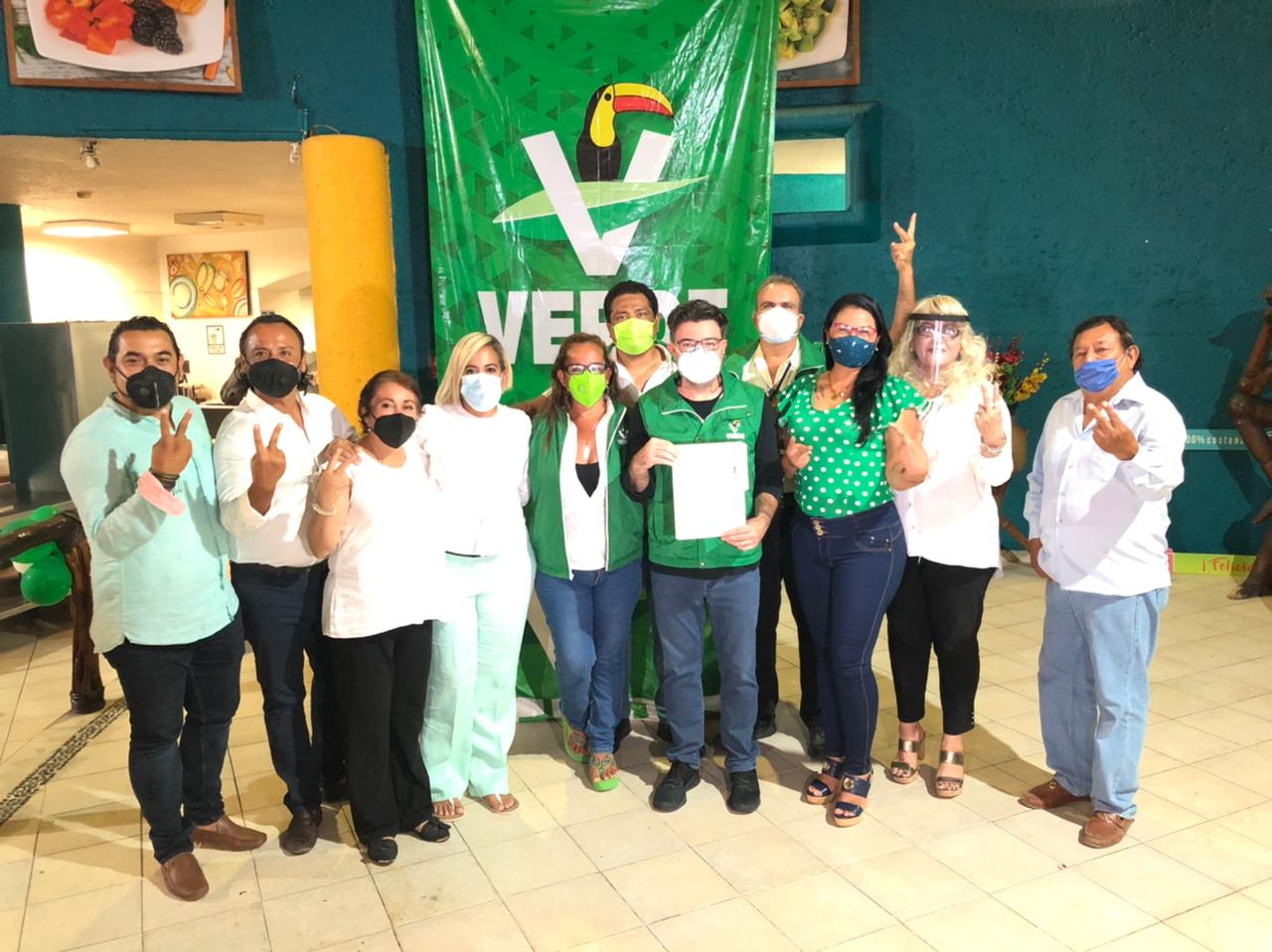 Va Alejandro Cabarabias por el Verde en Acapulco