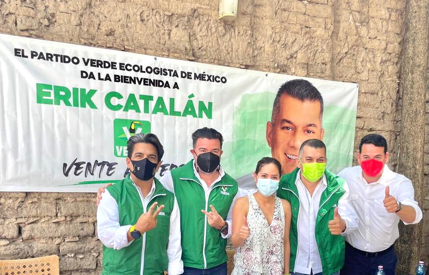 Arropa PVEM a Erik Catalán y, junto al PT, lo hacen candidato en Iguala