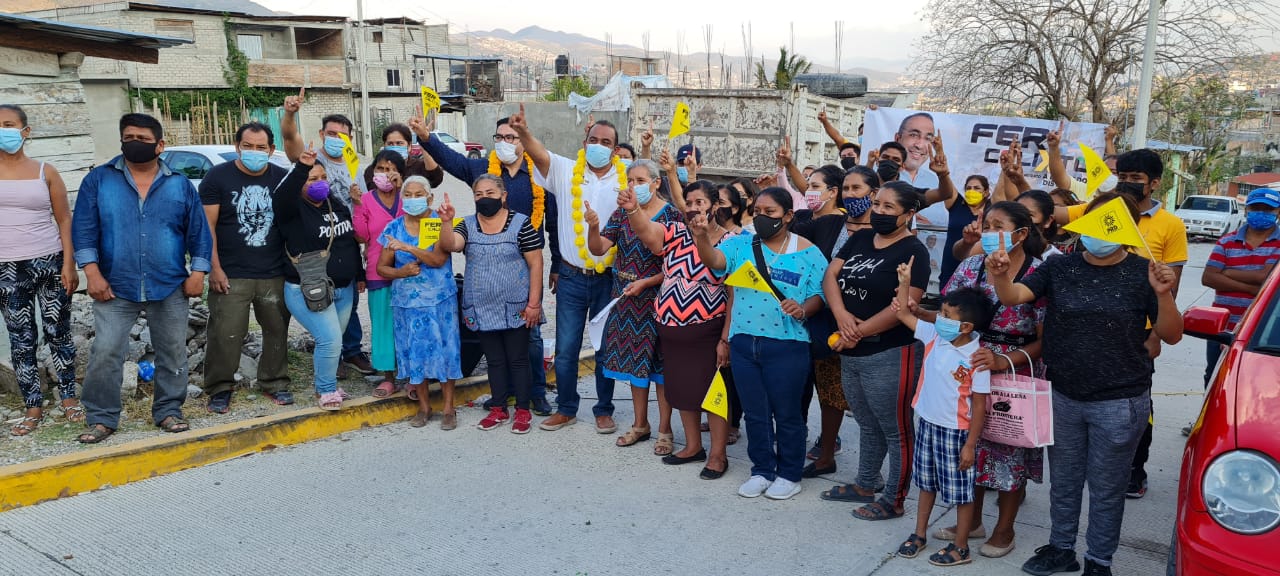 «No les voy a fallar», se compromete Fer Calixto con colonos del norte de Chilpancingo