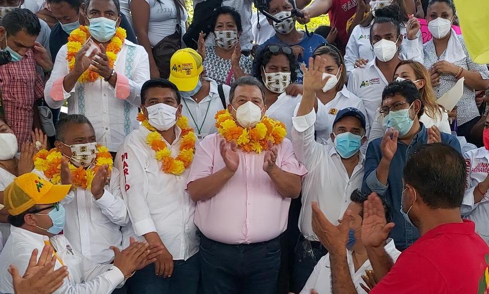 Asiste Añorve a arranque de campaña de Rogelio Hernández