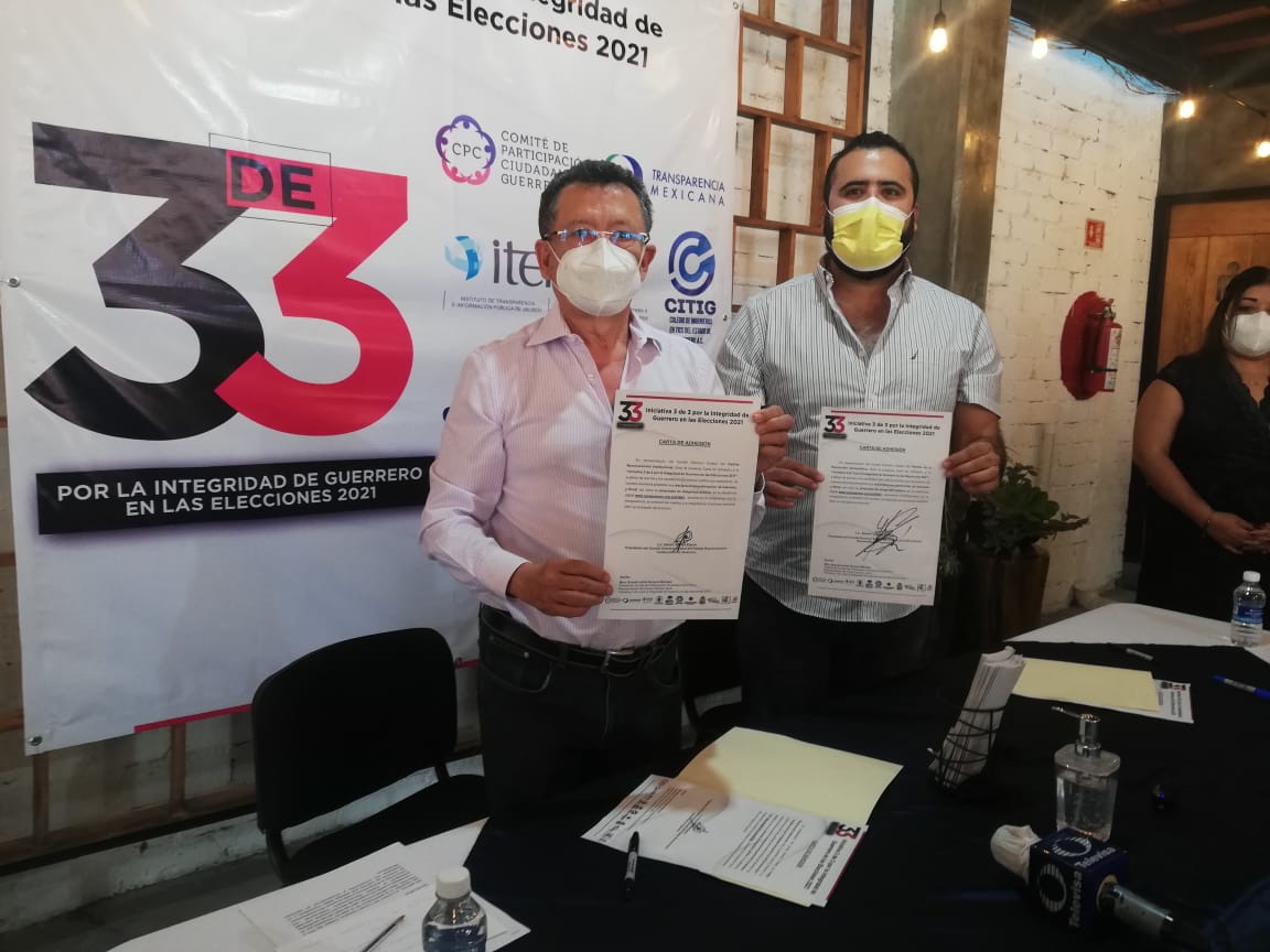 A nombre de Mario Moreno, PRI y PRD firman iniciativa 3 de 3 en transparencia