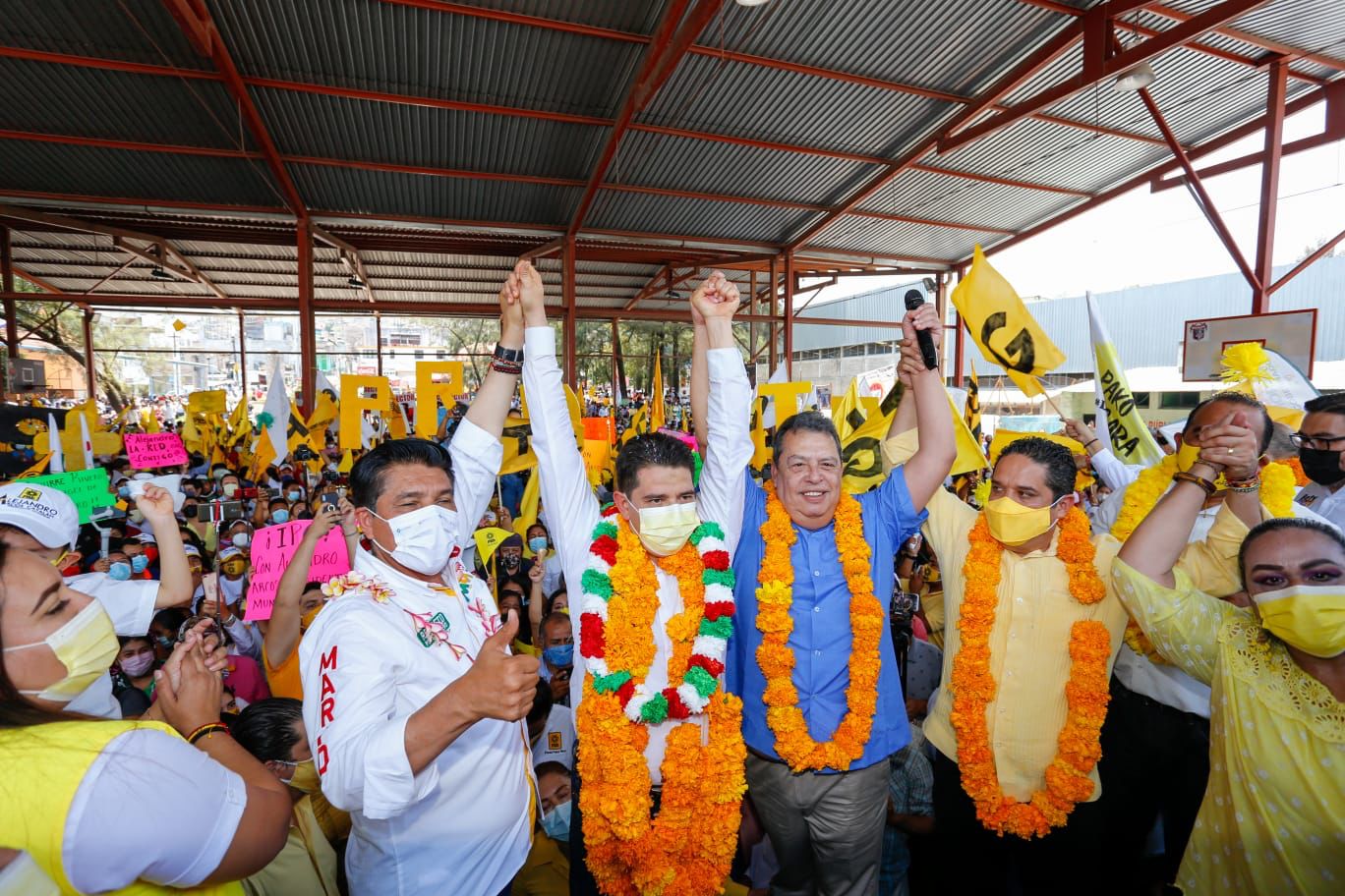 Vamos por soluciones para Chilpancingo, dice Alejandro Arcos respaldado por PRI y PRD