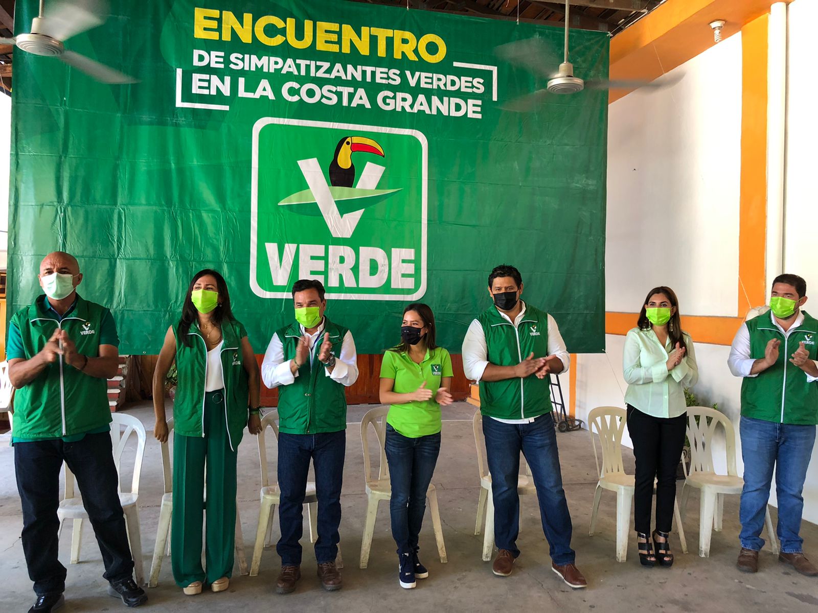 Respalda Karen Castrejón a candidatos del Verde en Costa Grande