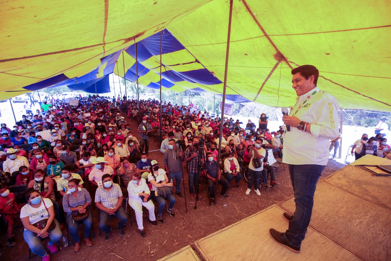 Por el progreso y desarrollo de la Montaña de Guerrero, Mario Moreno la mejor opción, le dicen ciudadanos