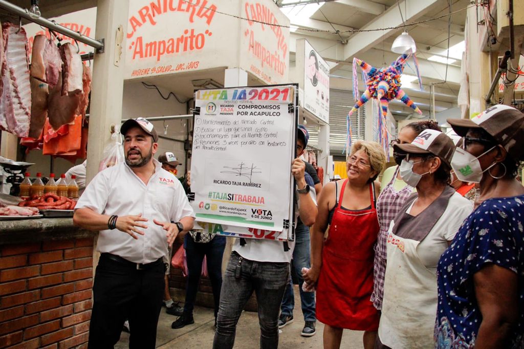 Comerciantes del Mercado Central dan respaldo a Taja