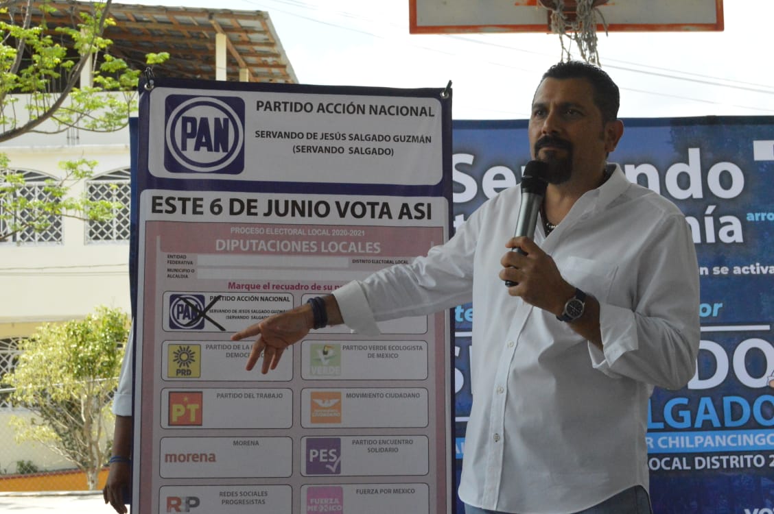 Intensifica Servando Salgado campaña a diputado local
