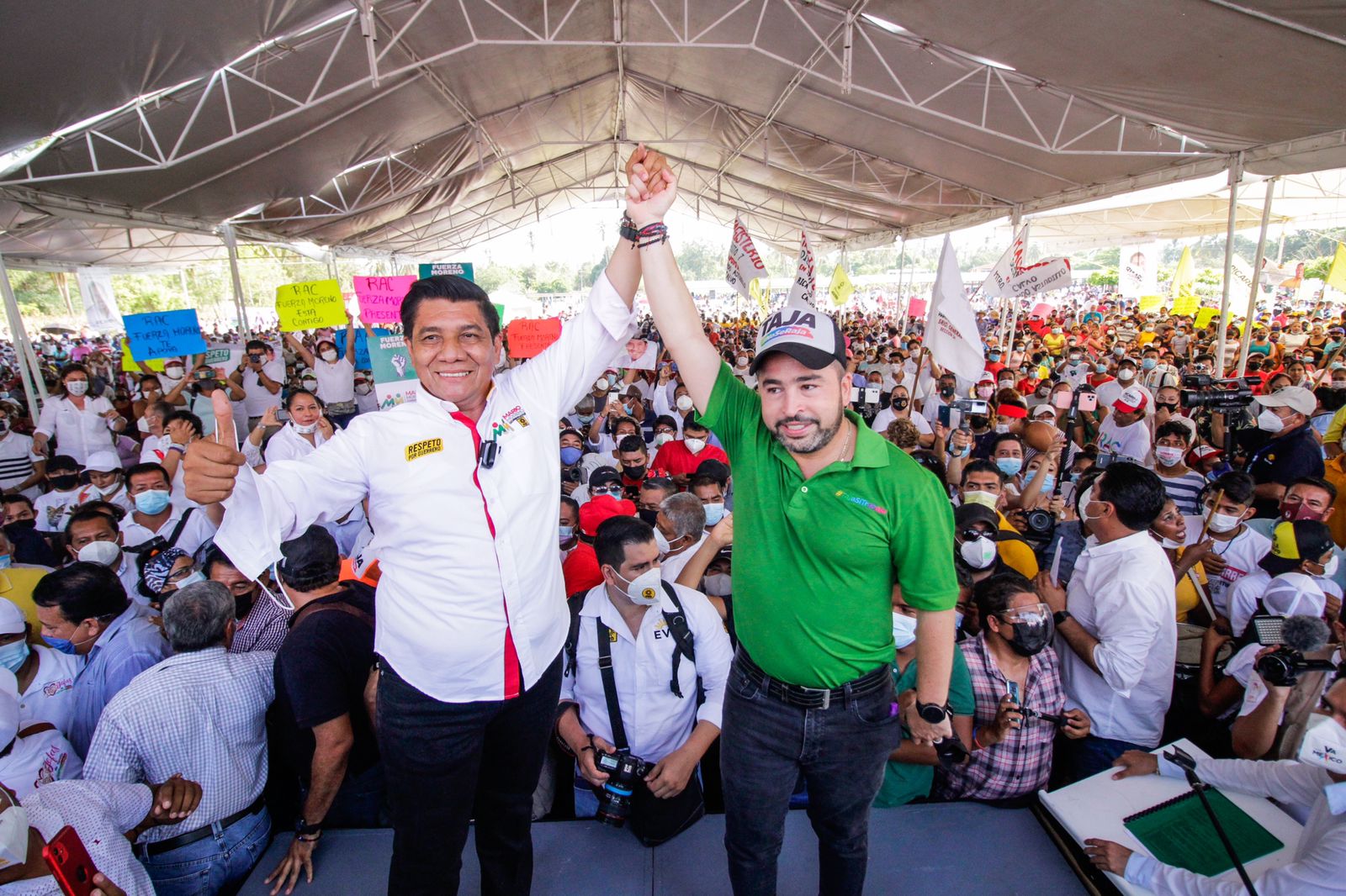 Recibe Taja respaldo en los 7 distritos electorales locales de Acapulco