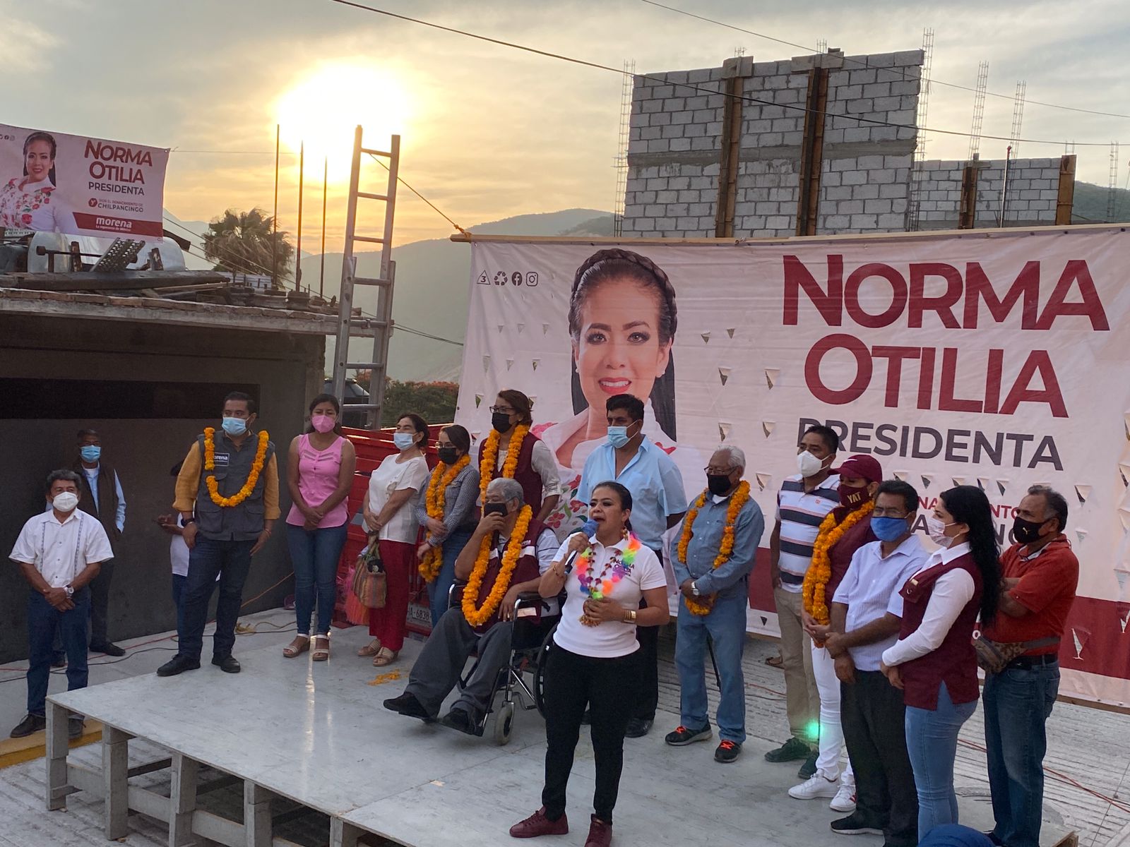 Norma Otilia Hernández sigue recibiendo el respaldo en las colonias de Chilpancingo