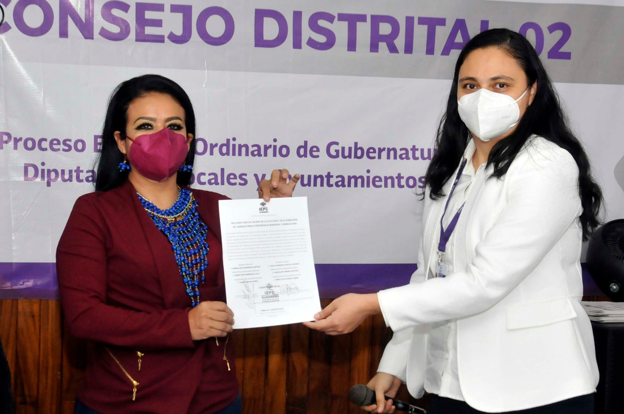 Recibe Norma Otilia Hernández constancia como presidenta municipal electa de Chilpancingo