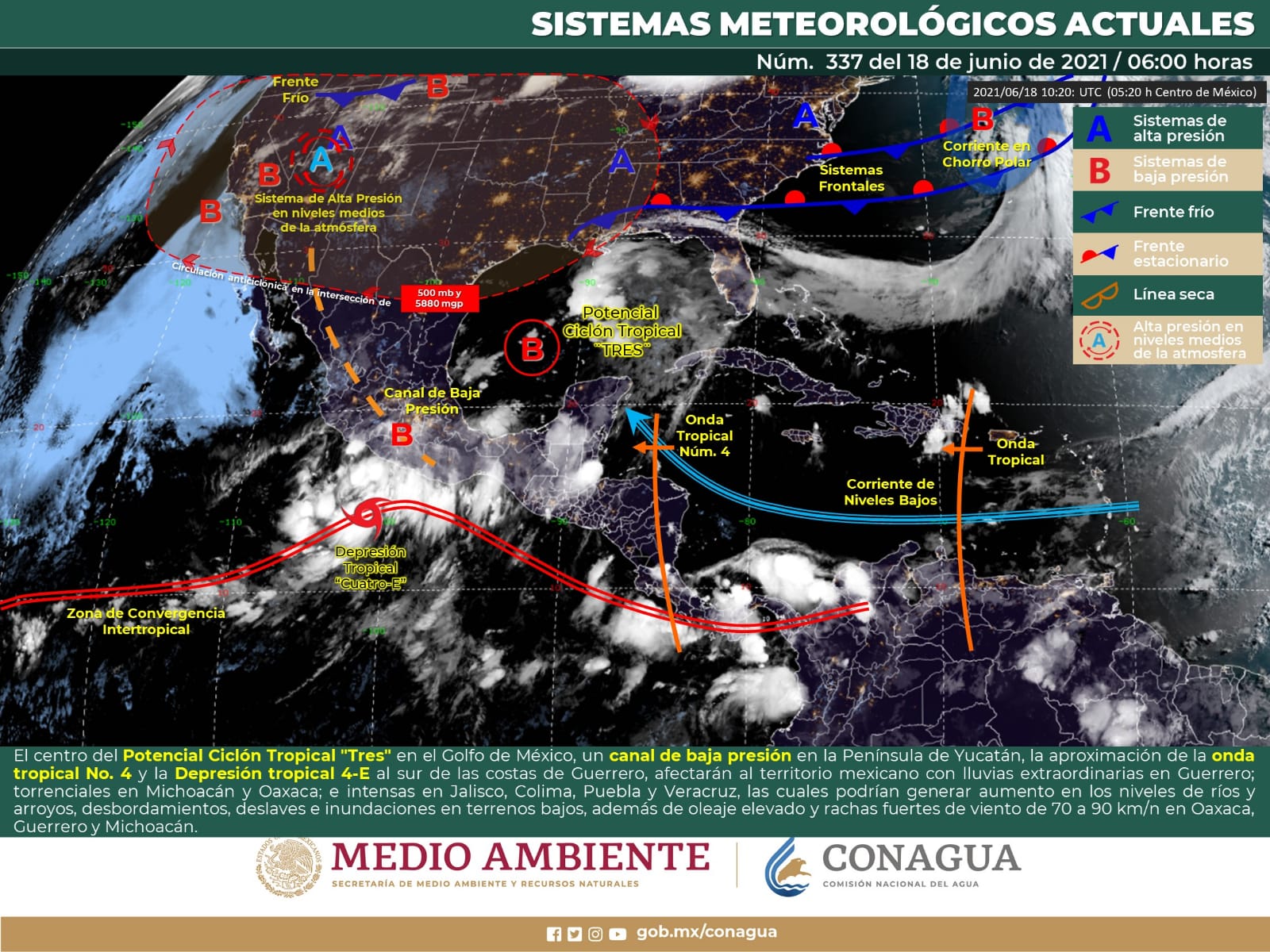 ¡Alerta! Lluvias «extraordinarias» en Acapulco el fin de semana