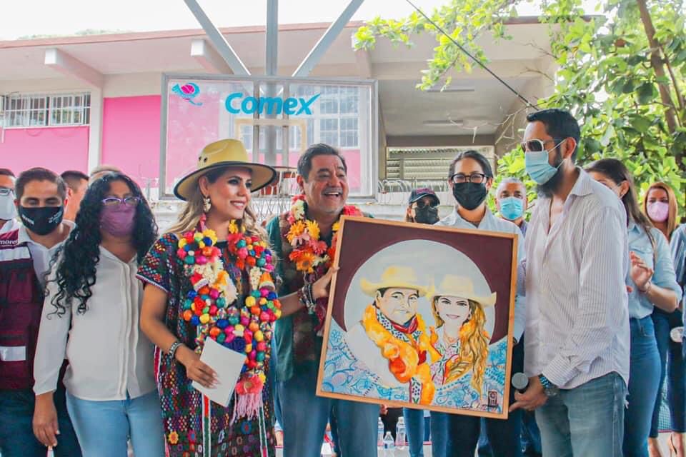 “Ganó Acapulco y ganó Guerrero”, celebra Evelyn Salgado en la colonia La Laja