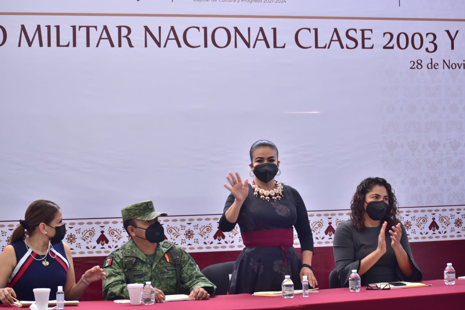 Acompaña Norma Otilia Hernández a Sedena en sorte del Servicio Militar