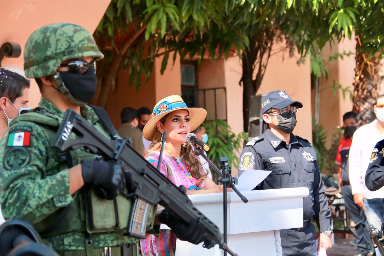 Anuncia Evelyn Salgado: se refuerza seguridad para la pacificación en Huitzuco