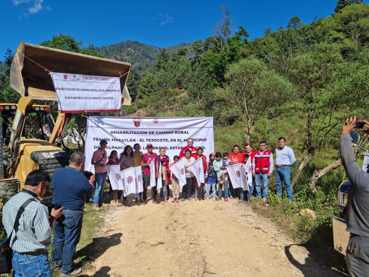 Inicia a la rehabilitación del camino rural del tramo Mazatlán – El Tejocote