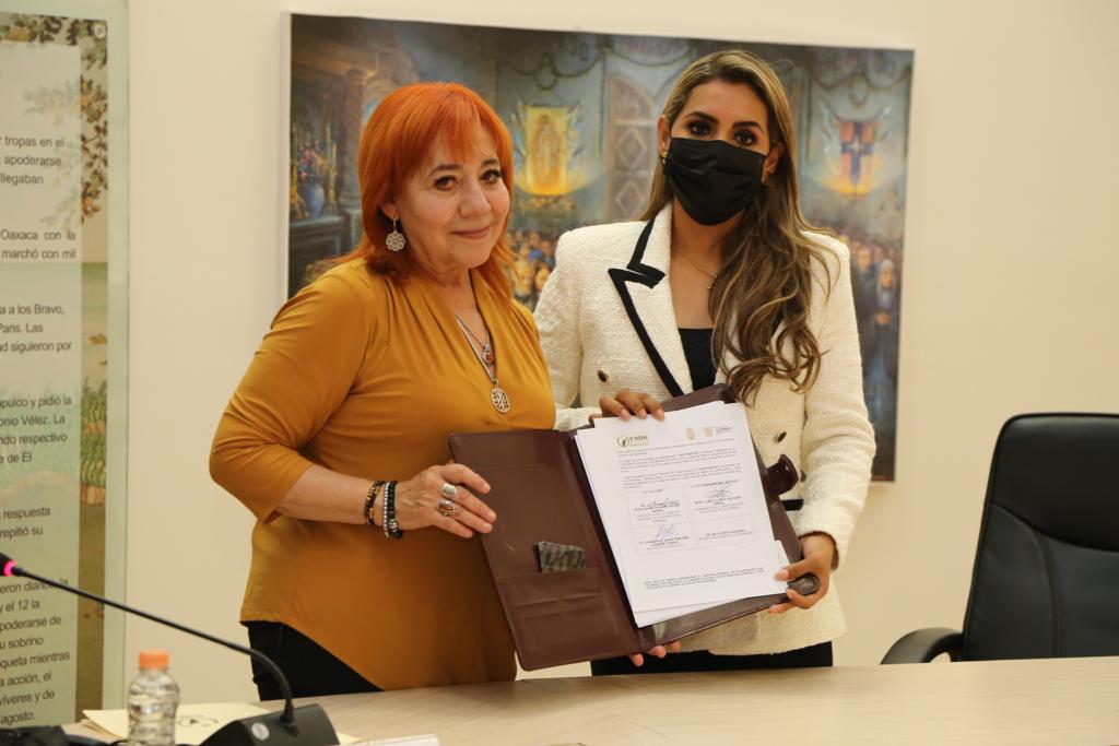 Refrenda la gobernadora su compromiso irrestricto con los derechos humanos
