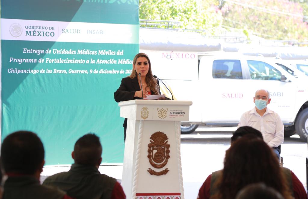 Entrega Evelyn Salgado unidades móviles del Programa de Fortalecimiento a la Atención Médica