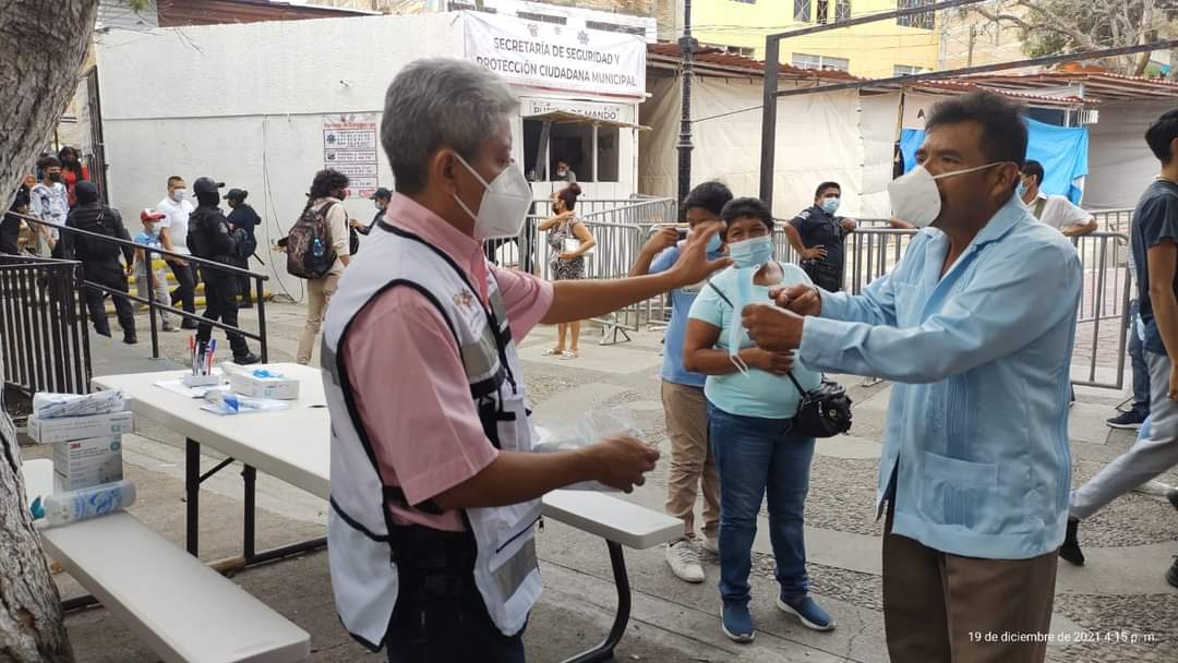 En el Porrazo del Tigre se aplicó el protocolo de salud: secretario Cipriano Gutiérrez
