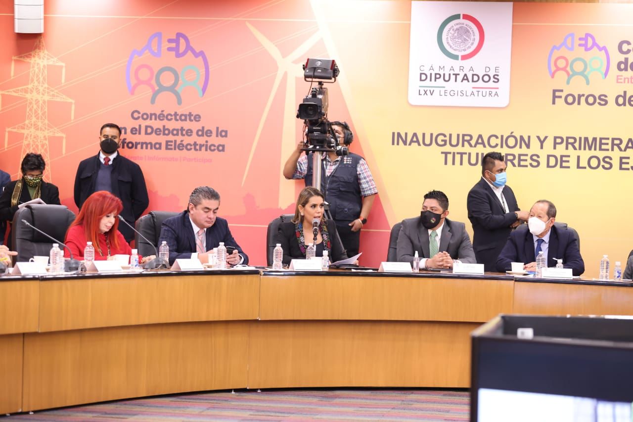 Respalda Evelyn Salgado en Cámara de Diputados reforma eléctrica de AMLO
