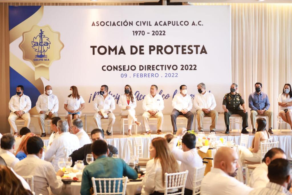 Asiste la gobernadora a la Toma de Protesta del Consejo Directivo 2022 del Grupo Aca