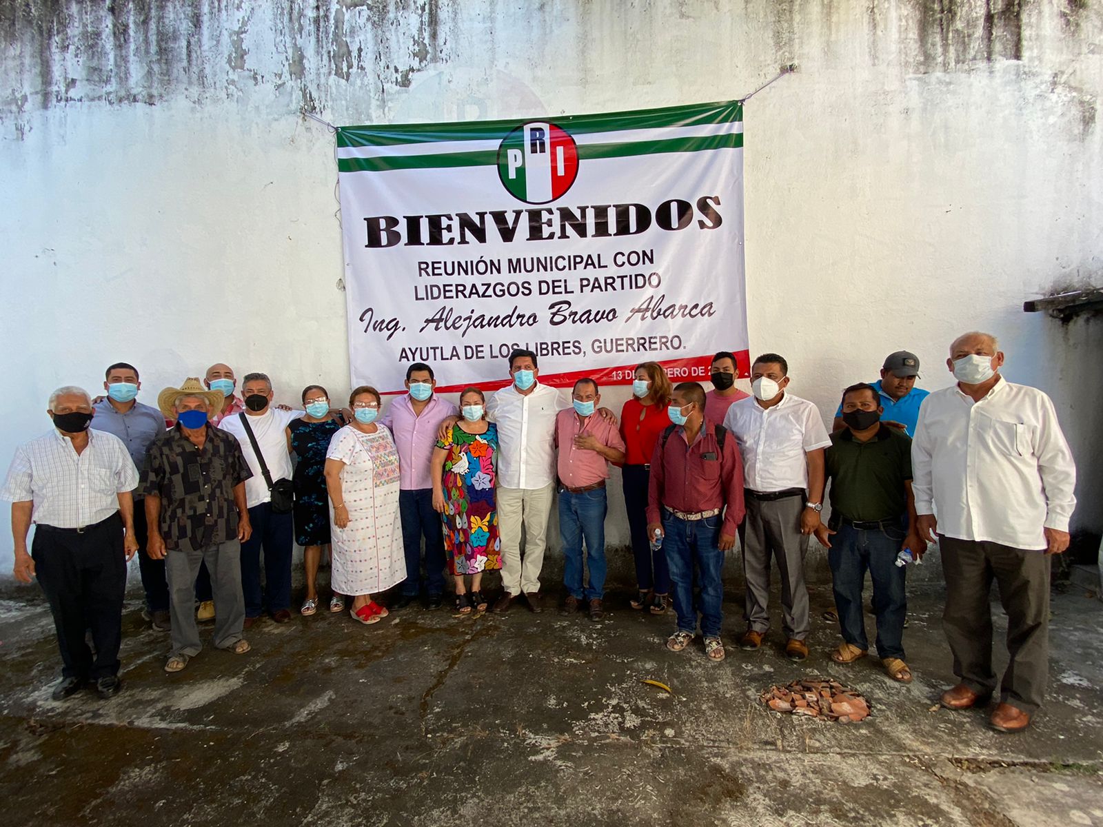 Respaldan a Alejandro Bravo priístas de Tecoanapa, Ayutla, Copala y Florencio Villarreal