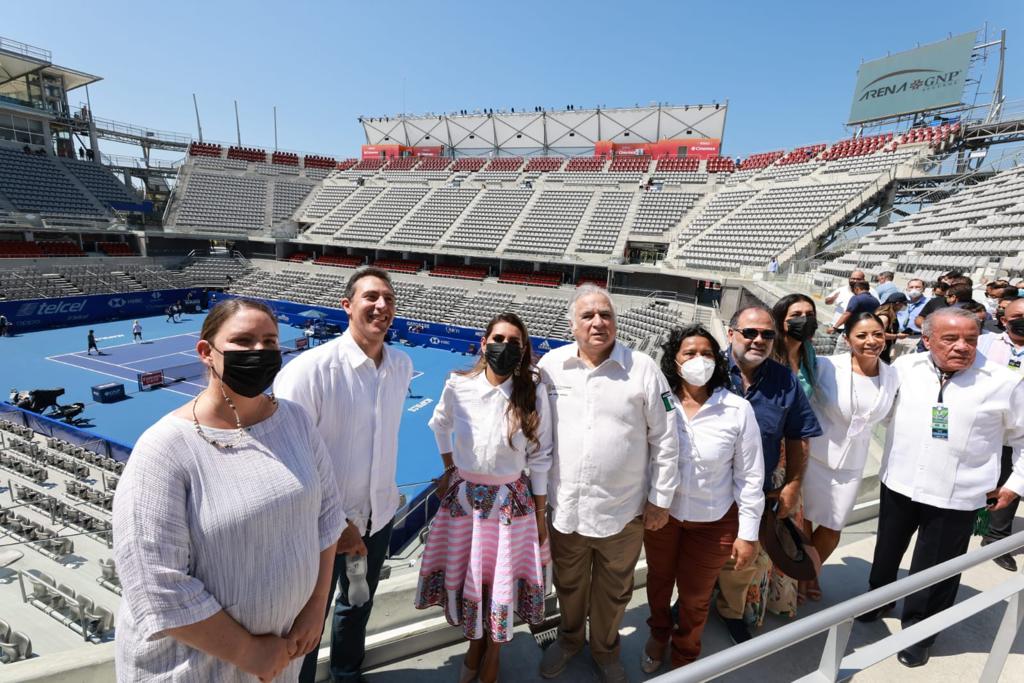 Visitan la gobernadora y el secretario de Turismo federal la Arena GNP