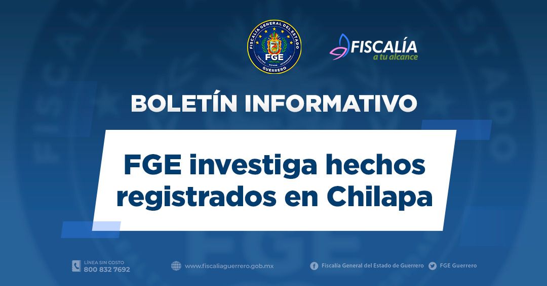 Inicia FGE investigación por homicidio de seis personas en Chilapa