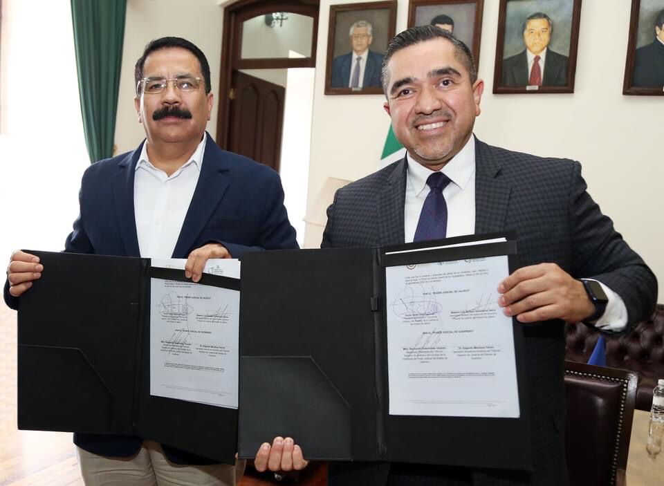 Poder Judicial de Guerrero y Jalisco firman convenio por transparencia y mejoramiento institucional en beneficio de la ciudadanía
