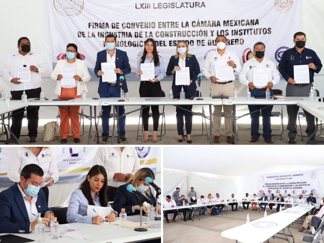 Logra Congreso convenio entre CMIC y Tecnológicos para apoyar a jóvenes