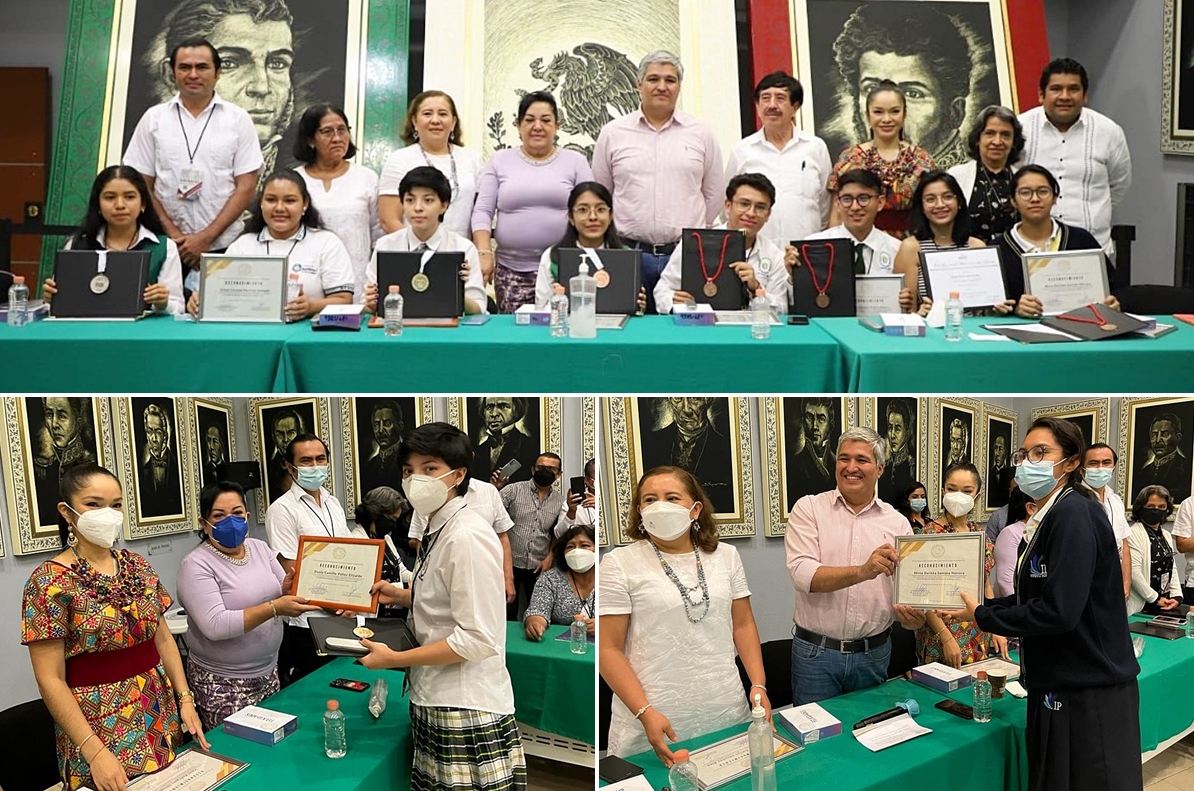 Reconoce Congreso a campeones en la Olimpiada Nacional de Ciencia