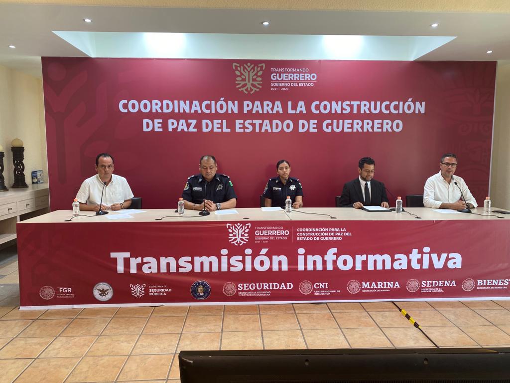Informa Coordinación para la Paz avances en seguridad en Guerrero