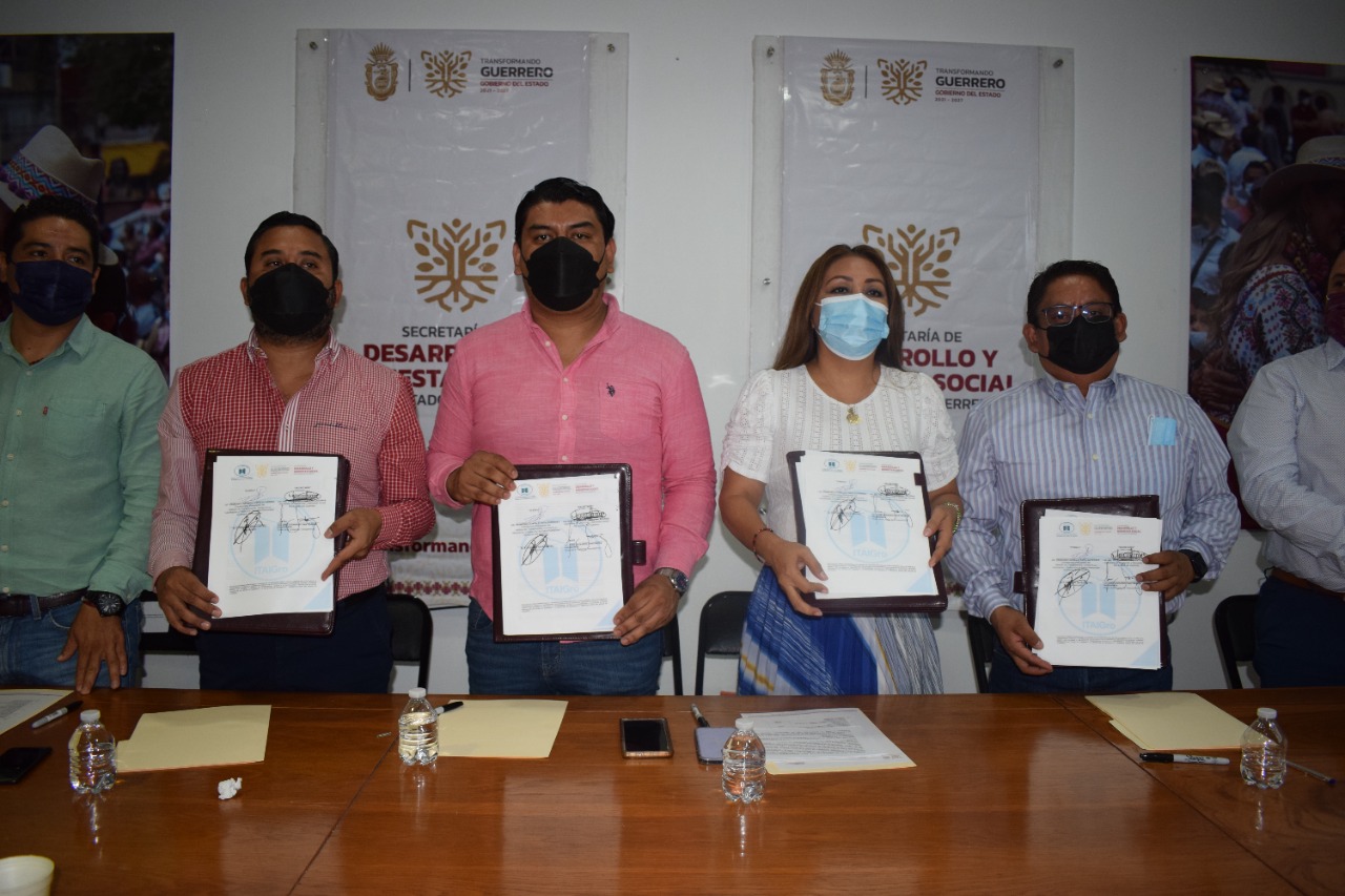 Celebran Secretaría de Desarrollo y Bienestar e ITAIGro firma de convenio sobre transparencia