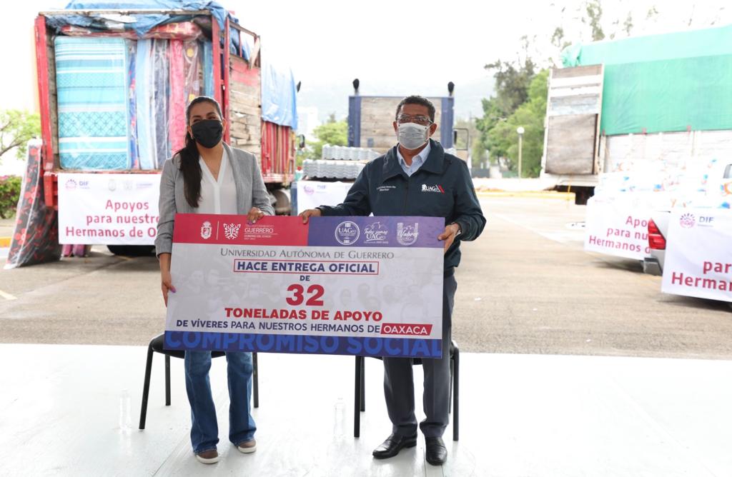 Envía Guerrero apoyos a Oaxaca para damnificados por huracán «Ágata»